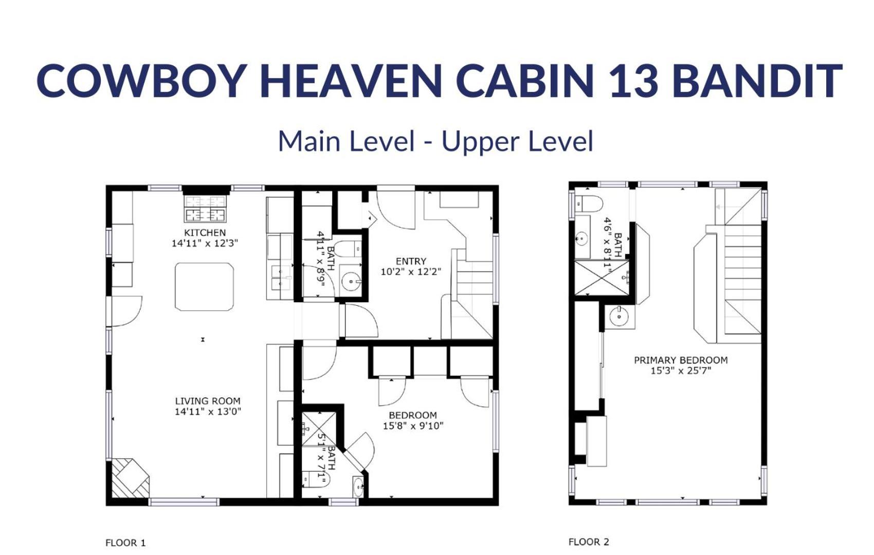Cowboy Heaven Cabin 13 Bandit ビッグスカイ エクステリア 写真